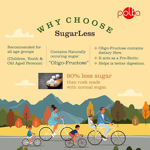 Polka Sugarless Diet Rusk